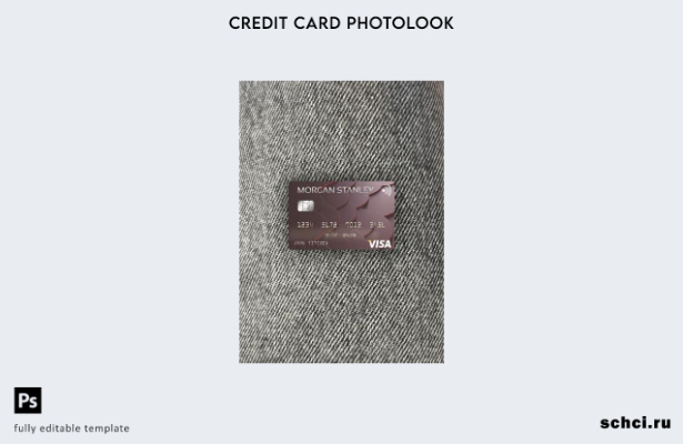 цифровая загрузка США Morgan Stanley Bank Visa, фотоизображение, передний шаблон
